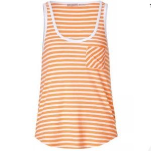 JUICY COUTURE GOLD METALLIC LUREX STRIPE  TANK